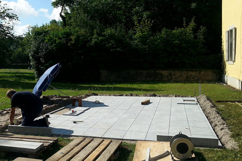 Neue Terrasse für unsere Gäste