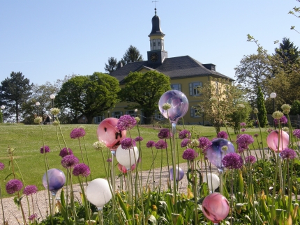 Glasblueten und Ayurveda-Garden