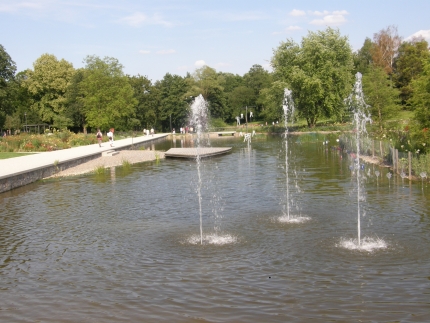 Kurpark mit See